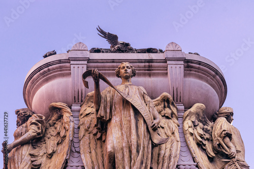 Obraz na płótnie Sculpture at the Basilica of Our Lady of the Rosary in the city of Buenos Aires, Argentina. w salonie