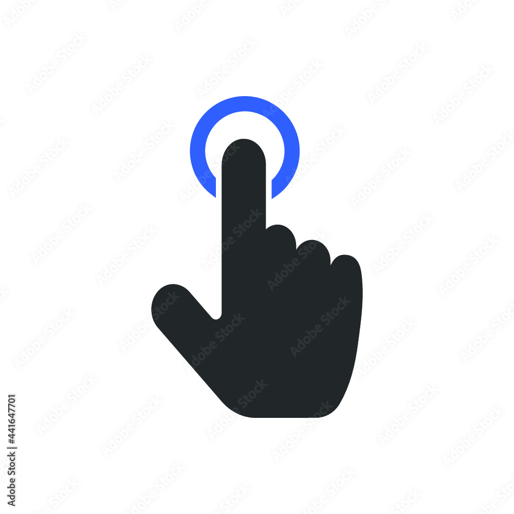 touch, click icon design vector touch, click icon design vector