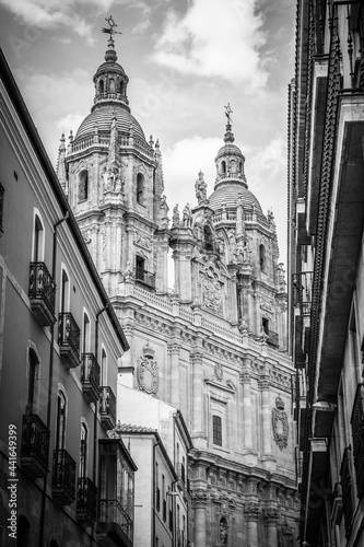 Baroque facade of La Clerecia Church in Salamanca © Roman Sigaev
