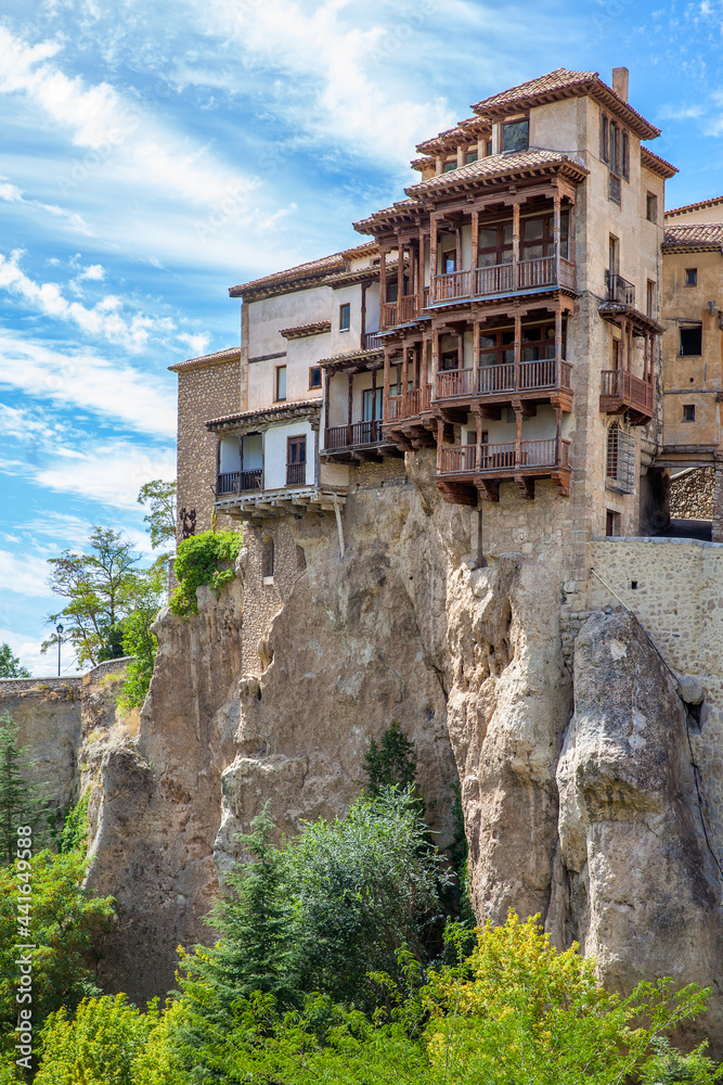 Hanging houses in the old town of Cuenca