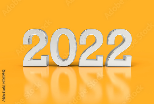 Happy New Year 2022 - 3D Illustration
