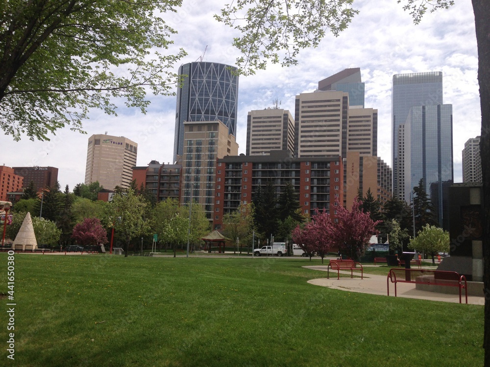 Fototapeta premium central park city banff