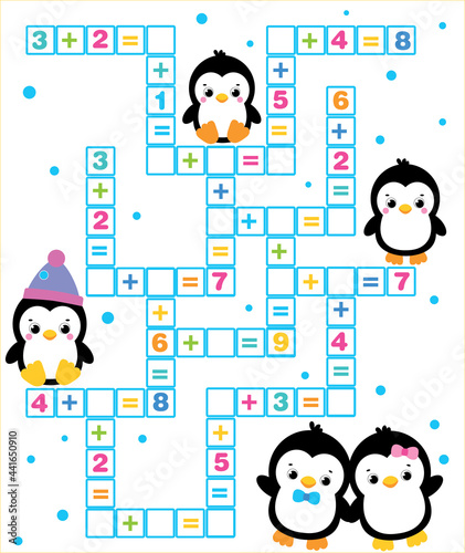 Crossword puzzle for children solve examples