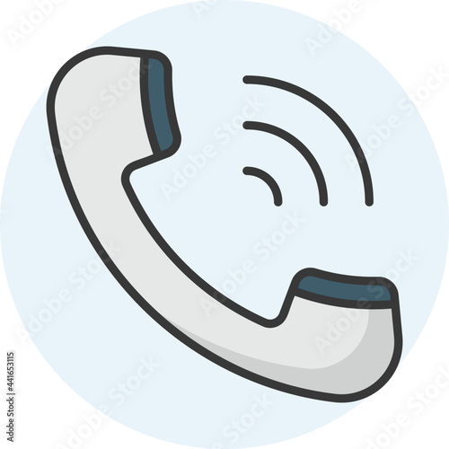 Incoming call notification icon