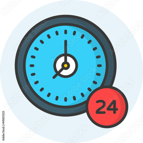 24 hour support icon