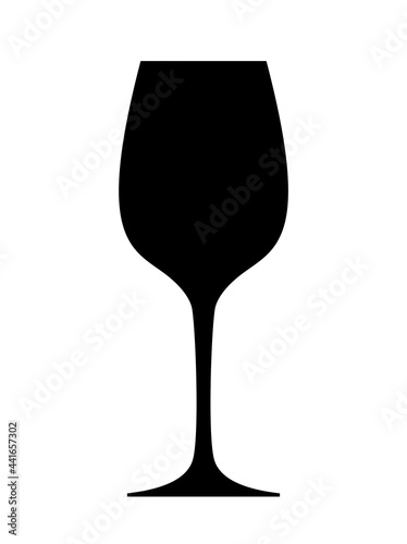 wine glass silhouette