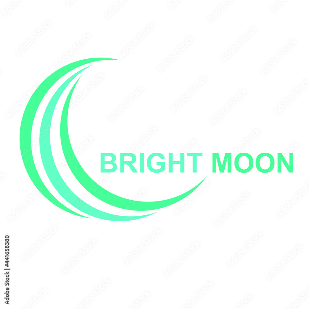 Bright Moon logo design 