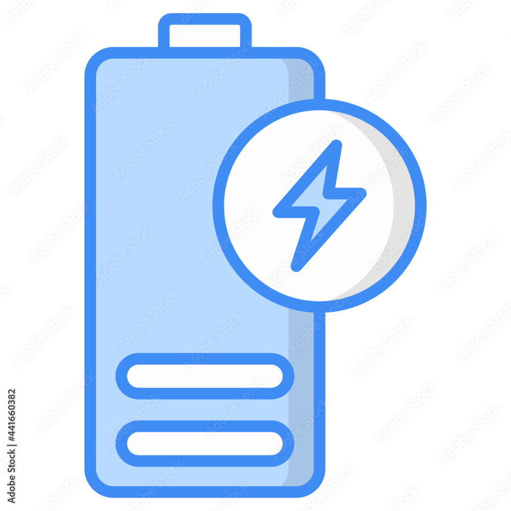 Charging battery notification icon Charging battery notification icon