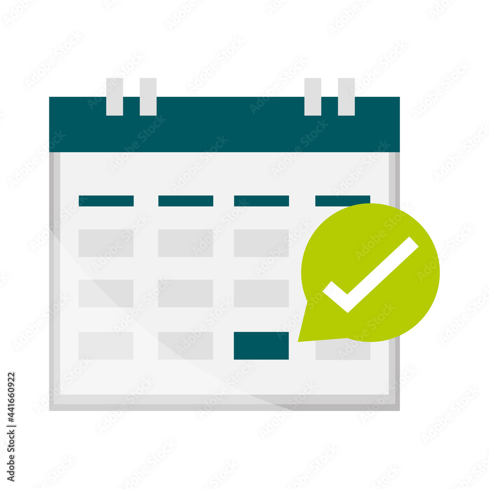 calendar check mark date calendar check mark date