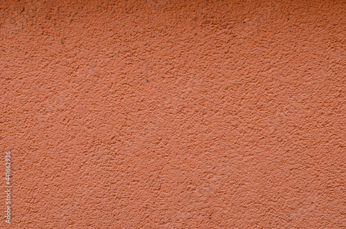 red painted  wall