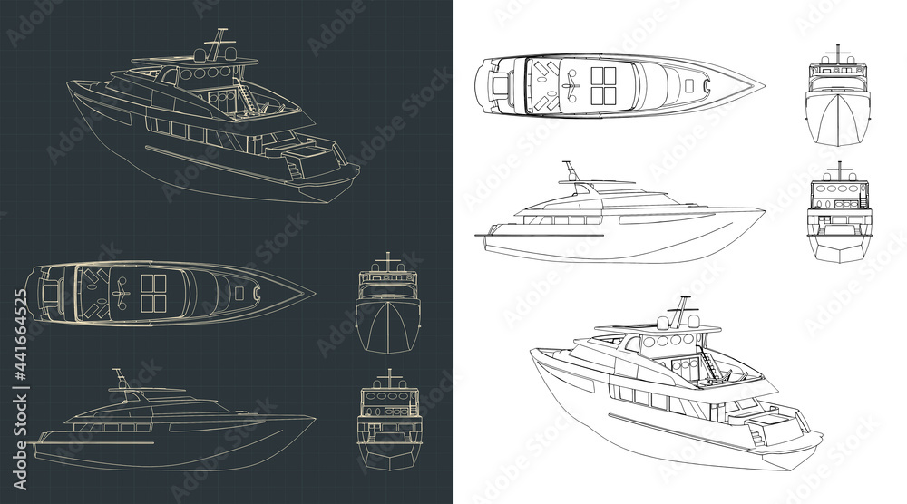 Yacht blueprints
