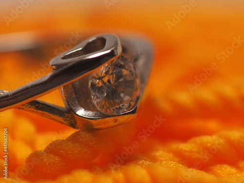 Close up shoot of shiny beautiful jewelry.