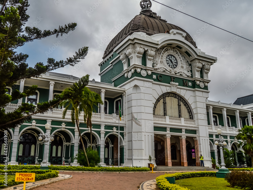 Maputo street and cityscape in Mozambique