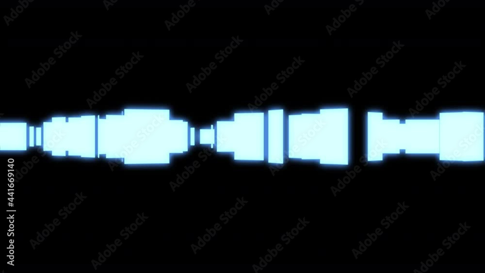Progress Bar 3D Square Bold M Blue Motion Graphics Loop Animation Background Progress Bar 3D Square Bold M Blue Motion Graphics Loop Animation Background