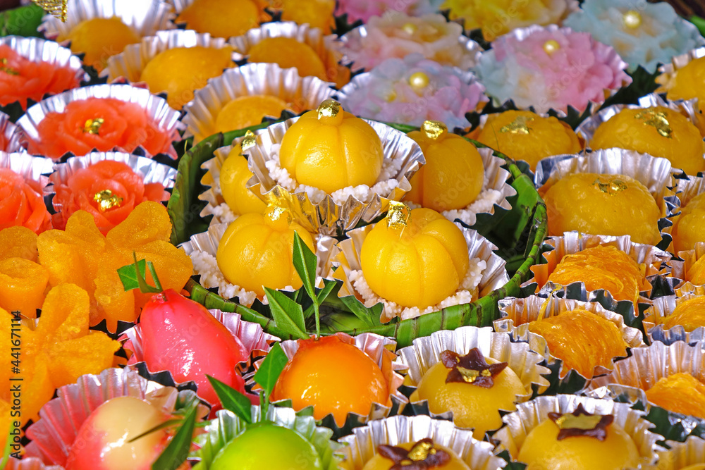 foto-de-famous-thai-auspicious-desserts-nine-mixed-thai-sweetmeat-sa