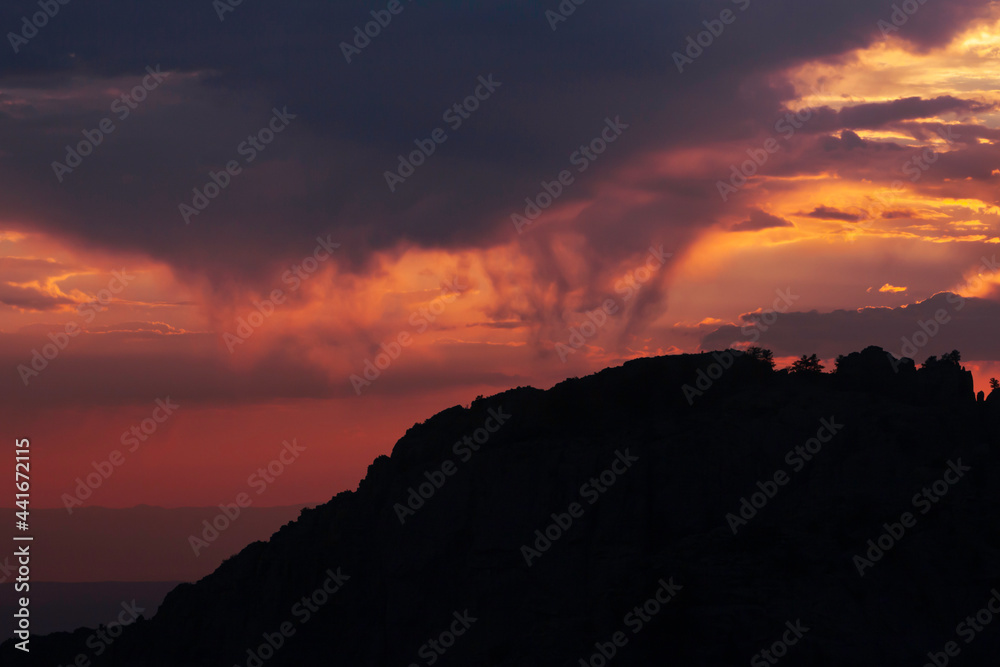 Sunset Sky Meets Mountain Sunset Sky Meets Mountain