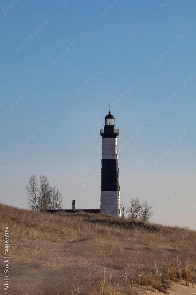 Big Sable point lighthouse, on Lake Michigan