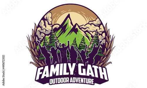 family Gath logo and graphic design