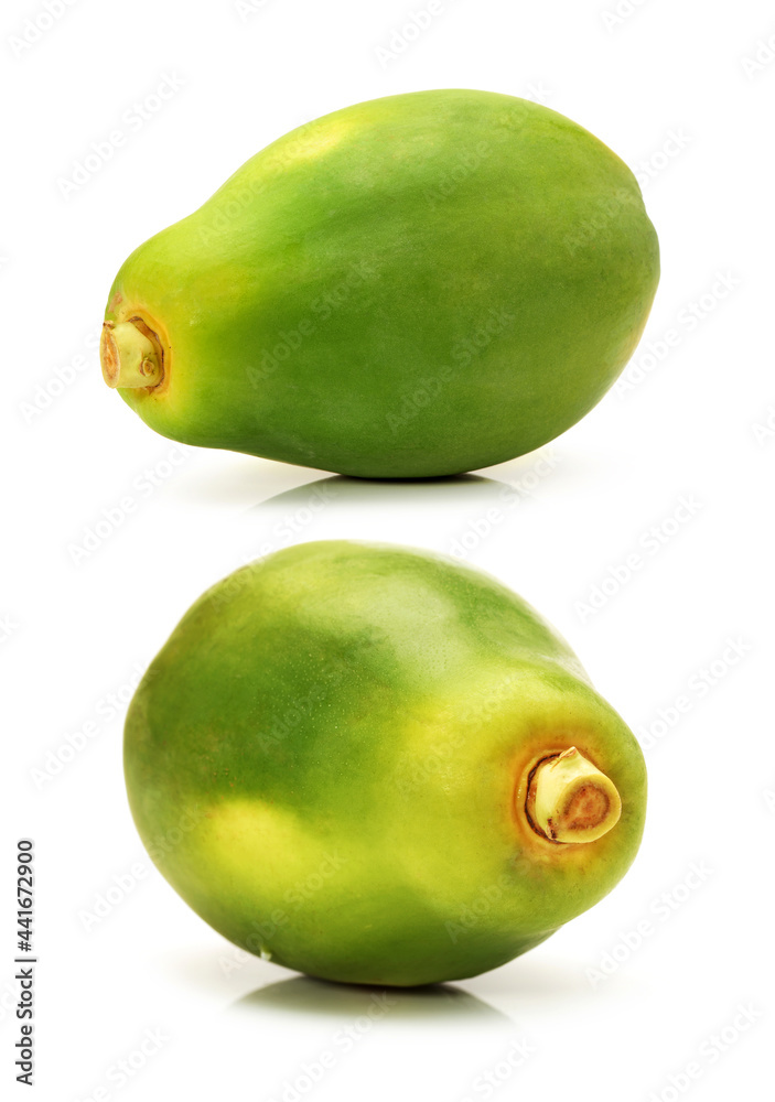 Papaya fruit isolated on a white background Papaya fruit isolated on a white background