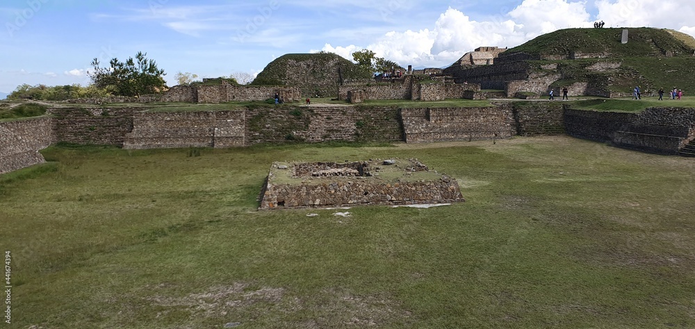 ruins of the city