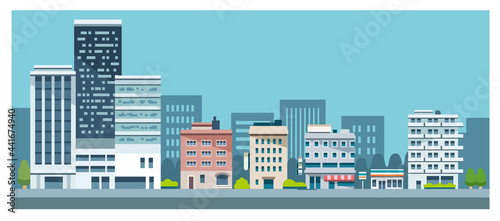 街のイラスト素材