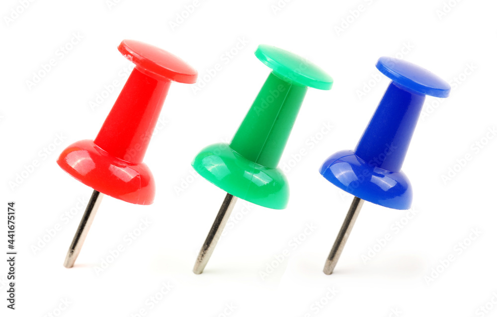 push pin isolated on white push pin isolated on white