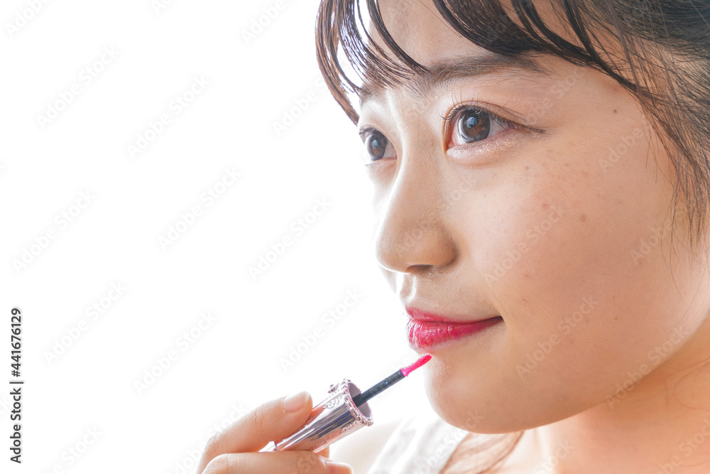 体調不良で苦しむ若いキャリアウーマン 体調不良で苦しむ若いキャリアウーマン
