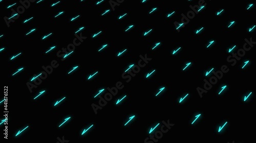 abstract background with moving shapes
