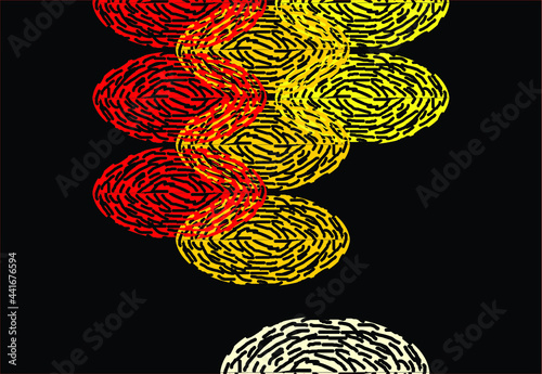 Indonesian batik motif, Batik is a technique of wax-resist dyeing applied to whole cloth, or cloth made using this technique originated from Indonesia. EPS 10