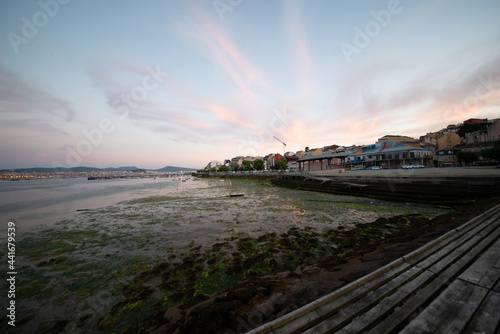 sunset on the beach