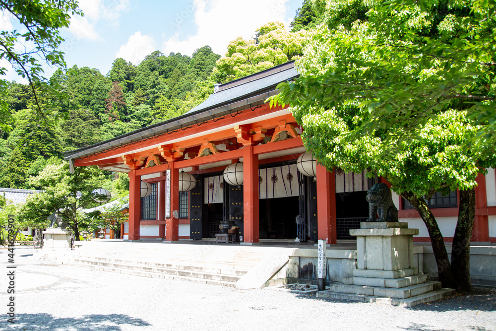 京都観光地-鞍馬寺（本殿金堂・金剛床）人なし