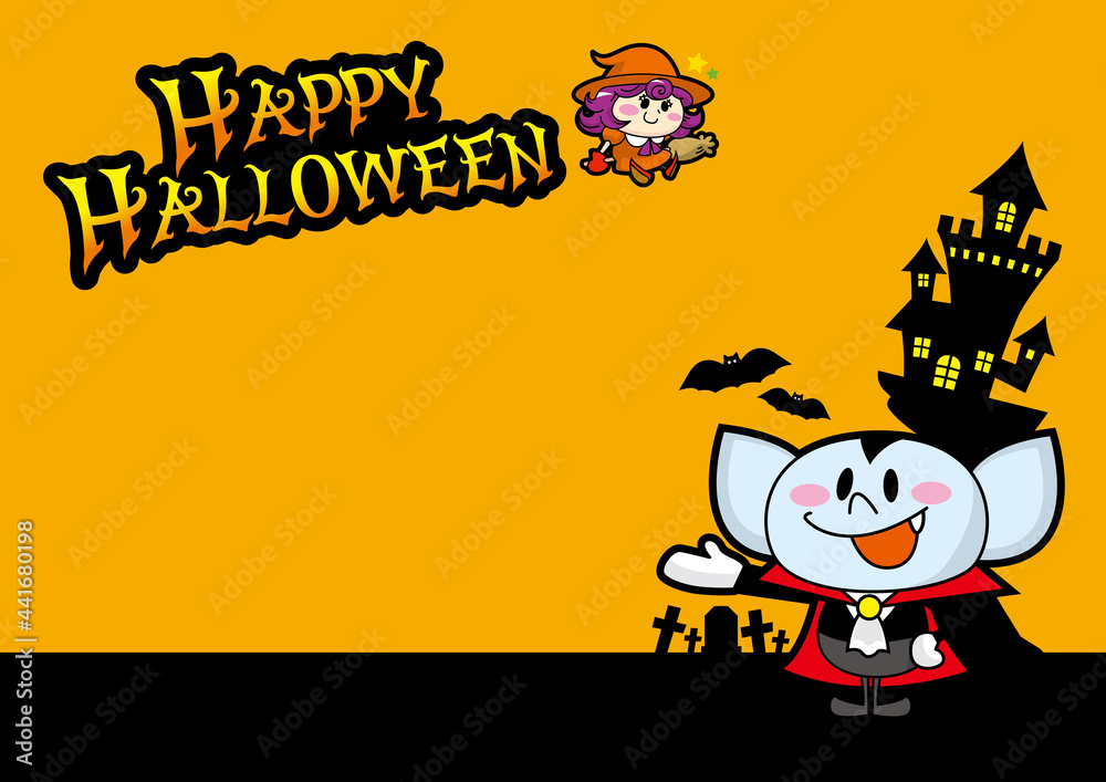 ハロウィン/ドラキュラ背景 ハロウィン/ドラキュラ背景