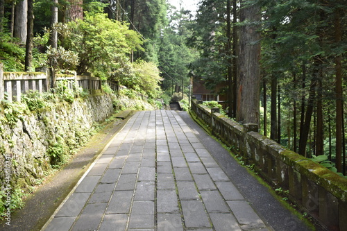 Fototapeta Naklejka Na Ścianę i Meble -  日本　群馬のパワースポット　榛名神社　夏の風景