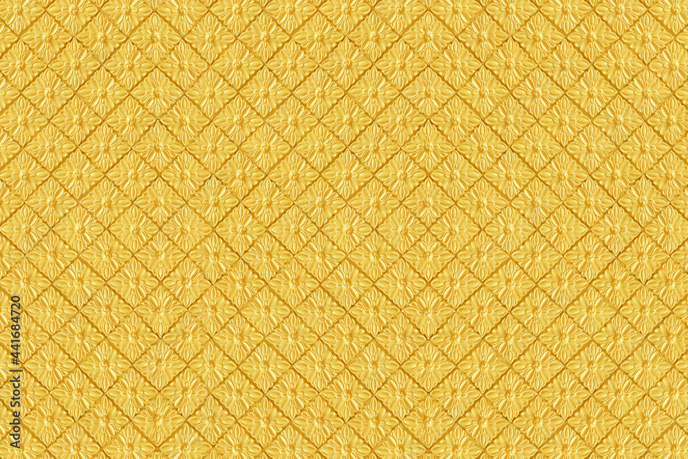Background of Gold decorative pattern,Traditional thai design in