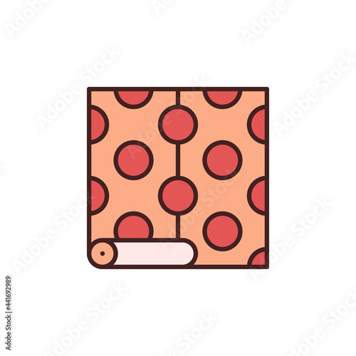 Wallpaper with Circle pattern vector concept colorful icon