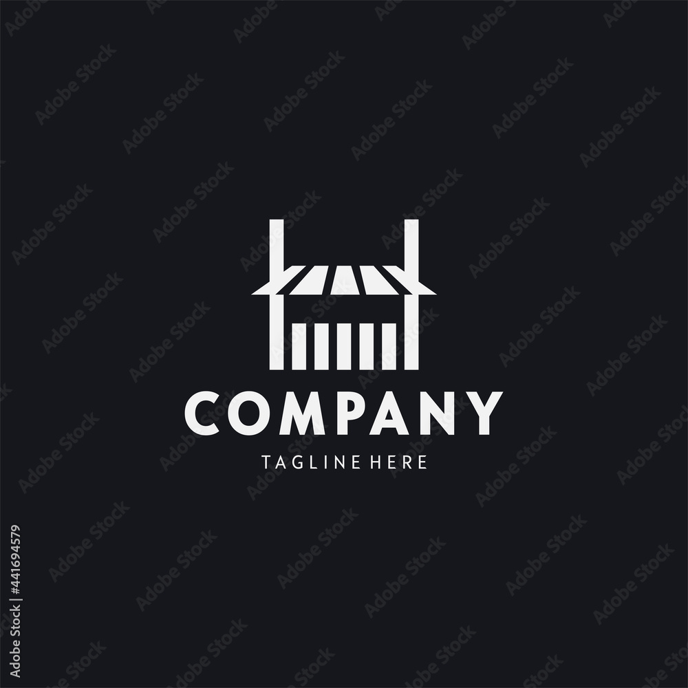simple and modern logo shop design template elements simple and modern logo shop design template elements