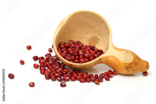 red beans isolated on white background