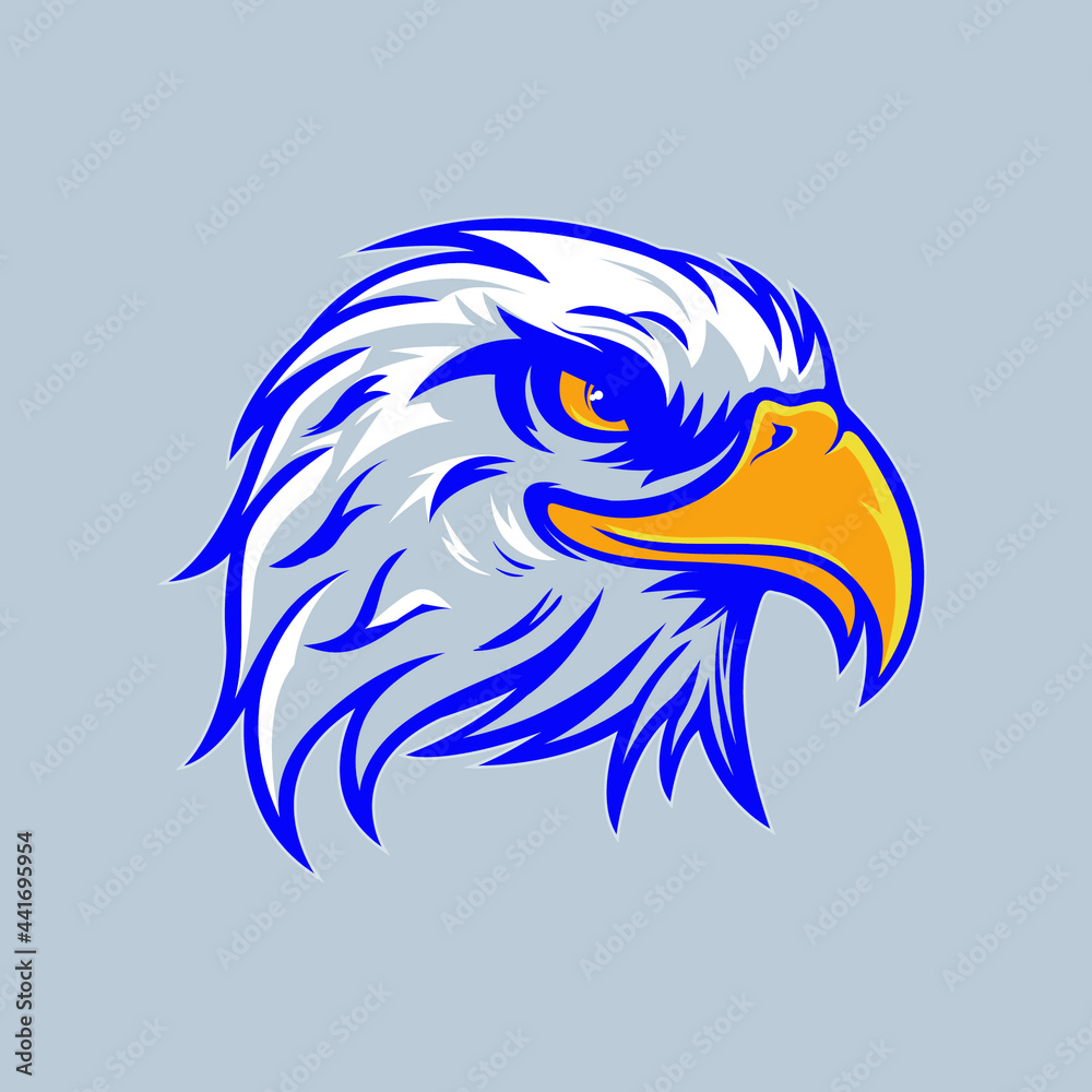Obraz premium Vector Eagle Head Mascot