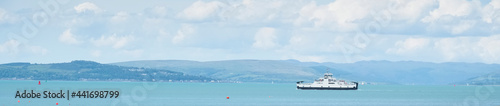 Ferry ship departing from Largs sailing to Millport photo