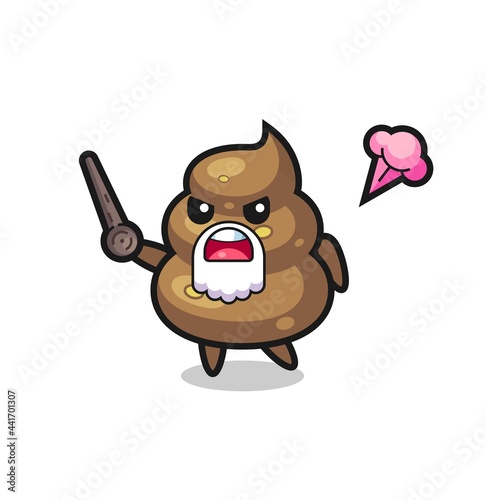 cute poop grandpa is getting angry