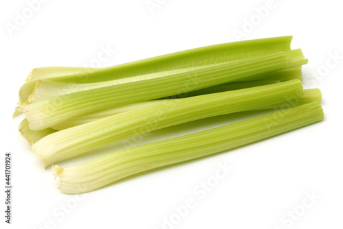 celery on a white background