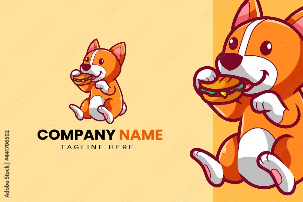 Cute Kawaii Puppy Dog Mascot Cartoon Logo Design Icon Illustration Character Hand Drawn. Suitable for every category of business, company, brand like pet store or pet shop, toys, food, and many more Cute Kawaii Puppy Dog Mascot Cartoon Logo Design Icon Illustration Character Hand Drawn. Suitable for every category of business, company, brand like pet store or pet shop, toys, food, and many more