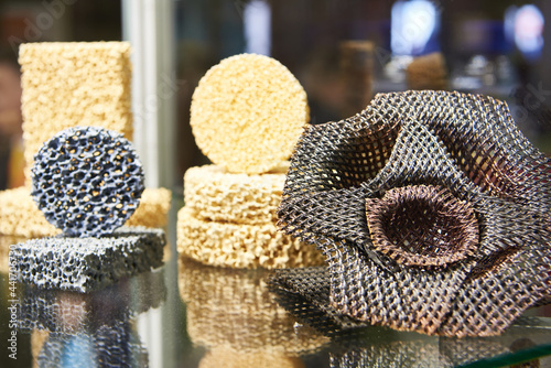 Products made of plastic alumina at exhibition