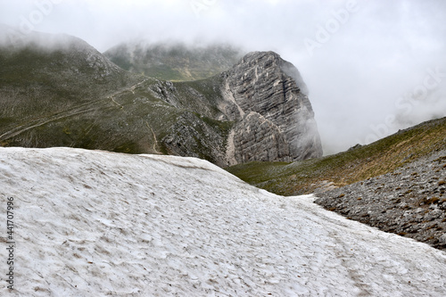 landscape with snow