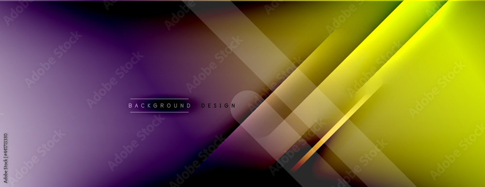 Abstract background - lines composition created with lights and shadows. Technology or business digital template. Trendy simple fluid color gradient abstract background with dynamic Abstract background - lines composition created with lights and shadows. Technology or business digital template. Trendy simple fluid color gradient abstract background with dynamic