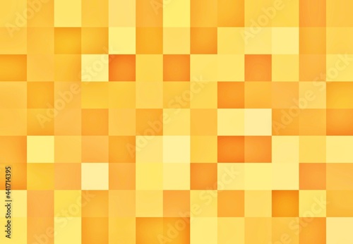 Light Yellow Abstract Mosaic Background, Pixel Background. Mix of Dark Colors And Light Colors. Background For Cards, Poster or Website. Digital Imaging.
