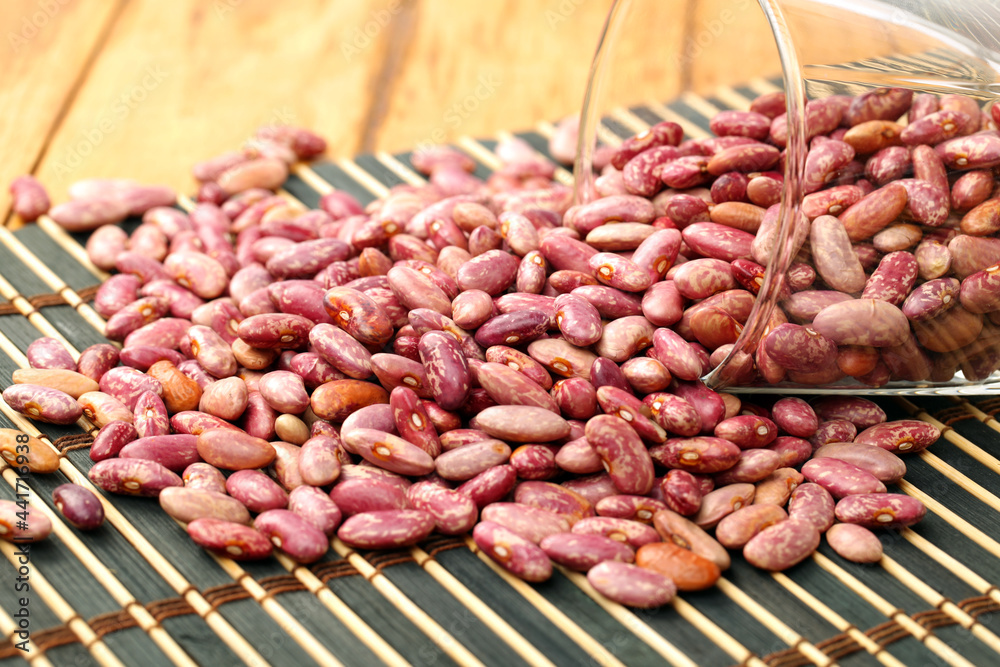 Color kidney beans isolated on a white background Color kidney beans isolated on a white background