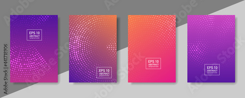 Geometric pattern vector background. Minimal covers design.with line texture for business brochure cover design. Gradient vector banner poster template.