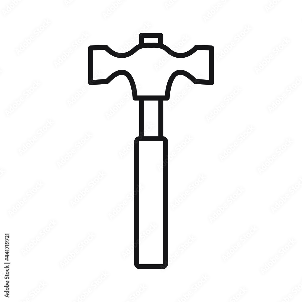 Hammer icons symbol vector elements for infographic web Hammer icons symbol vector elements for infographic web