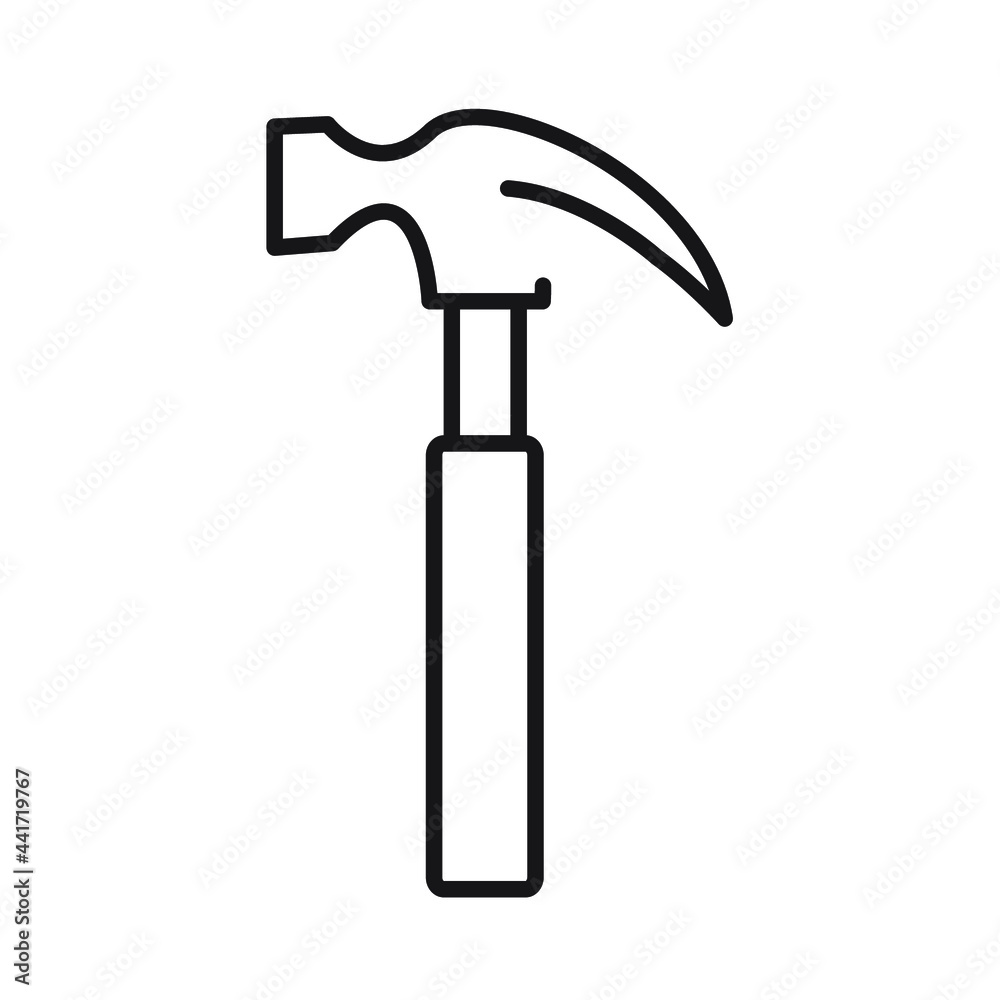 Hammer icons symbol vector elements for infographic web Hammer icons symbol vector elements for infographic web